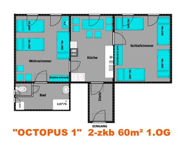 Octopus-1 Monteurwohnung In Zentrum! 2-Zkb In 1Og Hofgeismar Exterior photo